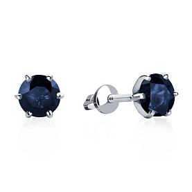 Серьги Platinum Lab. - Платина 950 (арт. ПС-088С-02)