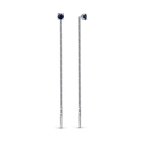 Серьги Platinum Lab. - Платина 950 (арт. ПС-271С-01)