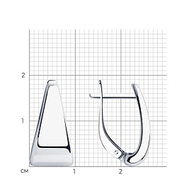 Серьги Diamant - Серебро 925 (арт. 94-120-00617-1)