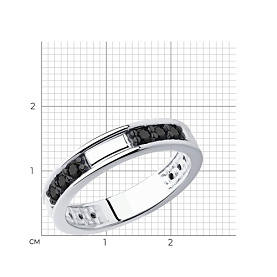 Кольцо Diamant - Серебро 925, Фианит (арт. 94-110-01632-1)