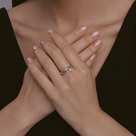 Кольцо SOKOLOV - Серебро 925, Фианит (арт. 94014212)