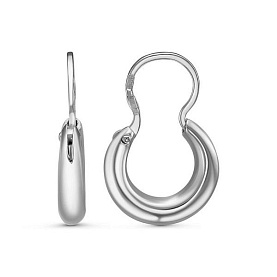 Серьги Красная пресня - Серебро 925 (арт. 33226)