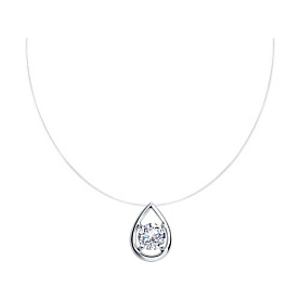 Колье SOKOLOV - Серебро 925, Фианит (арт. 94070646)