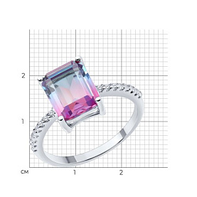 Кольцо SOKOLOV - Серебро 925, Фианит (арт. 94013987-91)