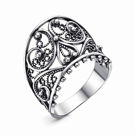 Кольцо Красная пресня - Серебро 925 (арт. 23013812)