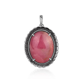 Подвеска KRASNOE - Серебро 925, Родонит (арт. 3310456361)
