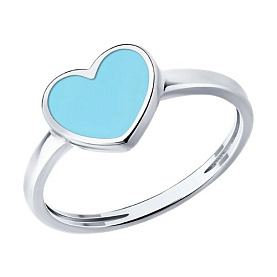 Кольцо Diamant - Серебро 925, Эмаль (арт. 94-110-02191-1)