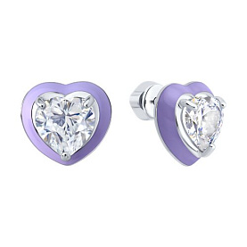 Серьги SOKOLOV - Серебро 925, Фианит, Эмаль (арт. 94027135)