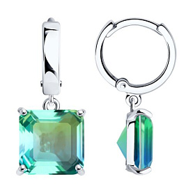 Серьги SOKOLOV - Серебро 925, Синтетический ситалл (арт. 92022846)