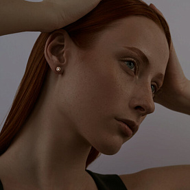 Серьги SOKOLOV - Серебро 925, Фианит (арт. 93021159)