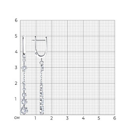Серьги SOKOLOV - Серебро 925, Фианит (арт. 94020517)
