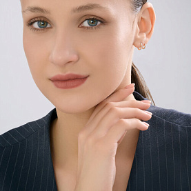 Серьга SOKOLOV - Золото 585, Фианит (арт. 170085)