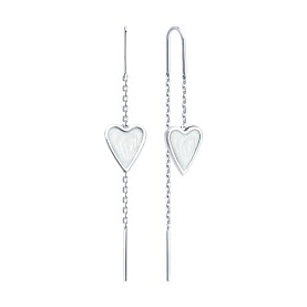 Серьги Diamant - Серебро 925, Эмаль (арт. 94-123-00089-1)