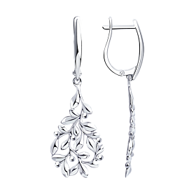 Серьги Diamant - Серебро 925 (арт. 94-121-00416-1)