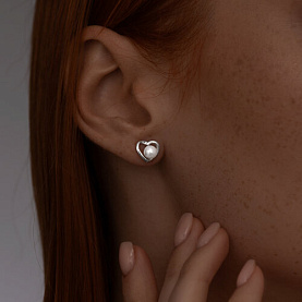 Серьги SOKOLOV - Серебро 925, Жемчуг синтетический (арт. 94022192)