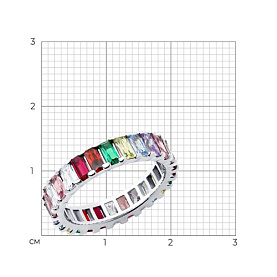 Кольцо SOKOLOV - Серебро 925, Фианит (арт. 94014107)