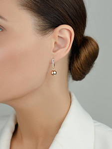 Серьги Атолл - Золото 585 (арт. 21010)