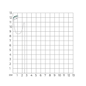 Серьга SOKOLOV - Серебро 925, Фианит (арт. 94170469)