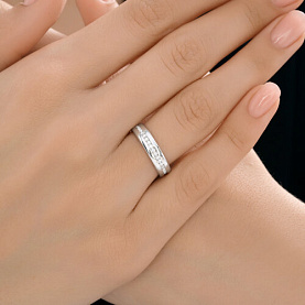 Кольцо SOKOLOV - Серебро 925, Фианит (арт. 94014670)