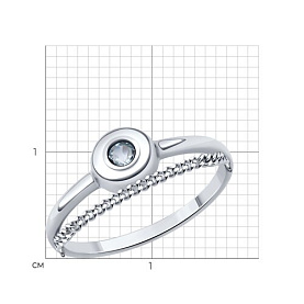 Кольцо SOKOLOV - Серебро 925, Топаз (арт. 92014568)