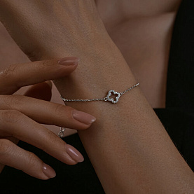 Браслет SOKOLOV - Серебро 925, Фианит (арт. 94051012)