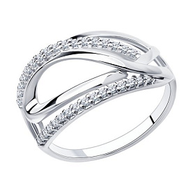 Кольцо Diamant - Серебро 925, Фианит (арт. 94-110-00703-1)