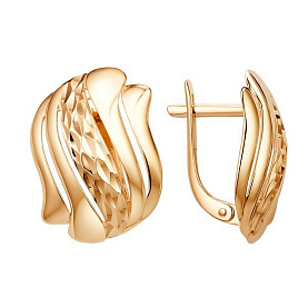 Серьги ЮФ Династия - Золото 585 (арт. 013732-1010)