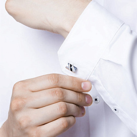 Запонки SOKOLOV - Серебро 925, Фианит, Эмаль (арт. 94160020)