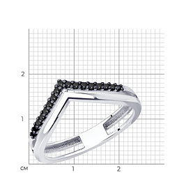 Кольцо Diamant - Серебро 925, Фианит (арт. 94-110-01595-1)