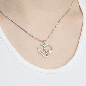 Подвеска SOKOLOV - Серебро 925, Фианит (арт. 94032492)