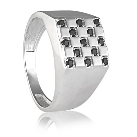 Кольцо Галатея - Серебро 925, Фианит (арт. 2745.2)