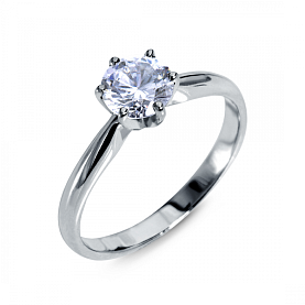 Кольцо Platinum Lab. - Платина 950, Бриллиант (арт. ПК-088-04)