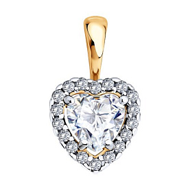 Подвеска Diamant - Серебро 925, Фианит (арт. 93130001221-DIAMANT)