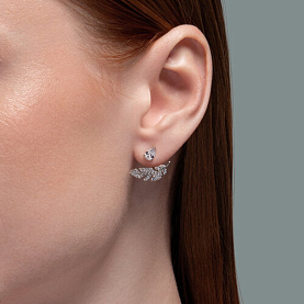 Серьги SOKOLOV - Серебро 925, Фианит (арт. 94026439)