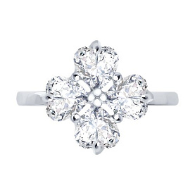 Кольцо SOKOLOV - Серебро 925, Фианит (арт. 94014088)