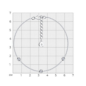 Браслет SOKOLOV - Серебро 925, Фианит (арт. 94050963)