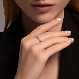 Кольцо SOKOLOV - Серебро 925, Фианит (арт. 94014168)