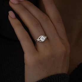 Кольцо SOKOLOV - Серебро 925, Фианит (арт. 94012747)