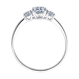 Кольцо SOKOLOV - Серебро 925, Фианит (арт. 94013546)