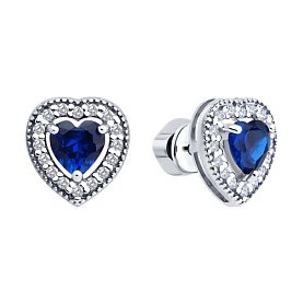 Серьги SOKOLOV - Серебро 925, Фианит (арт. 94026859)