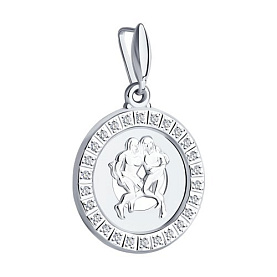 Подвеска SOKOLOV - Серебро 925, Фианит (арт. 94031385)