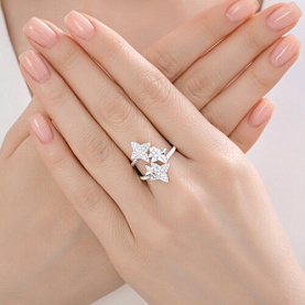 Кольцо SOKOLOV - Серебро 925, Фианит (арт. 94014661)