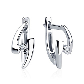 Серьги Platinum Lab. - Платина 950 (арт. ПС-237-01)