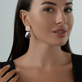 Серьги SOKOLOV - Серебро 925, Эмаль (арт. 93020967)