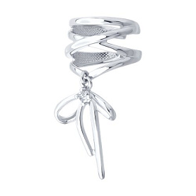 Серьга SOKOLOV - Серебро 925, Фианит (арт. 94170410)