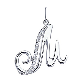 Подвеска Diamant - Серебро 925, Фианит (арт. 94-130-01316-1)