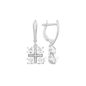 Серьги EFREMOV - Серебро 925, Фианит (арт. 12100113633-501)
