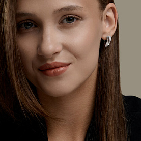 Серьги SOKOLOV - Серебро 925, Фианит (арт. 94027527)