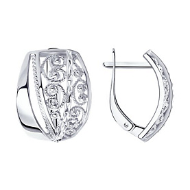 Серьги Diamant - Серебро 925 (арт. 94-120-00638-1)