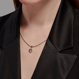 Подвеска SOKOLOV - Серебро 925, Синтетический ситалл , Фианит (арт. 92030781)